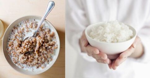 Buckwheat rice porridge to get rid of the ketogenic diet
