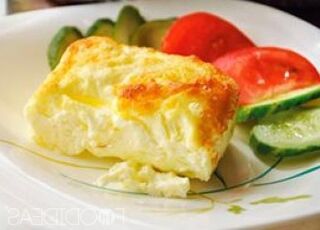 Ketogenic diet vegetable omelet