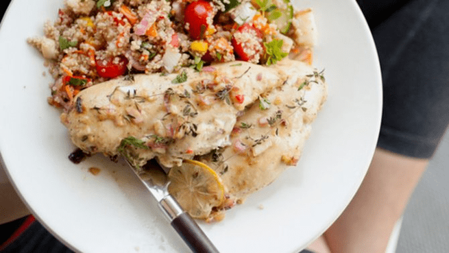 Quinoa Salmon in a Protein Diet